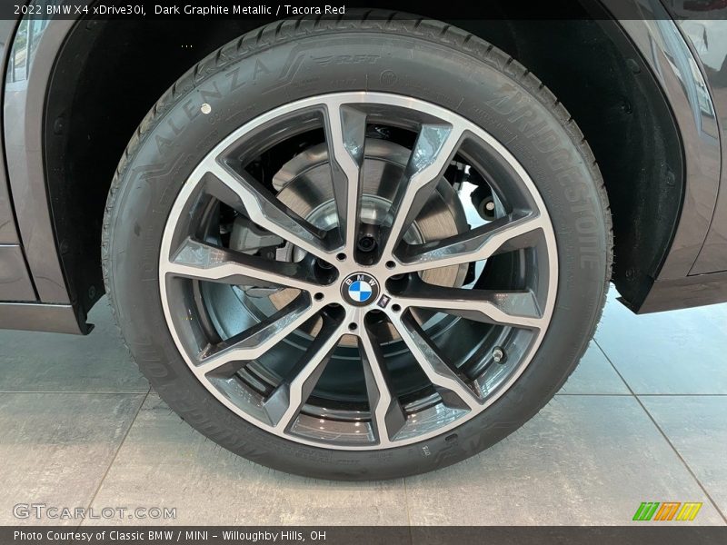 Dark Graphite Metallic / Tacora Red 2022 BMW X4 xDrive30i