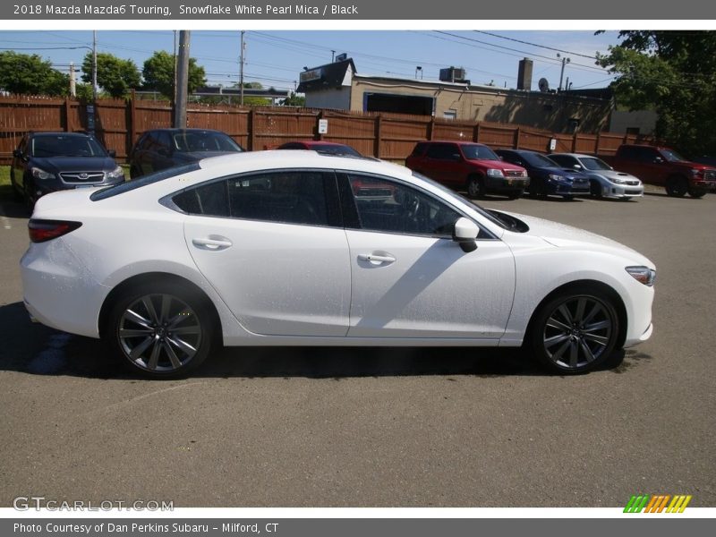 Snowflake White Pearl Mica / Black 2018 Mazda Mazda6 Touring