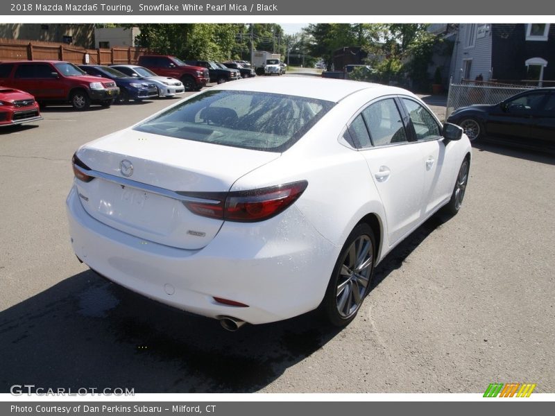 Snowflake White Pearl Mica / Black 2018 Mazda Mazda6 Touring