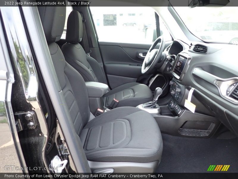 Front Seat of 2022 Renegade Latitude 4x4