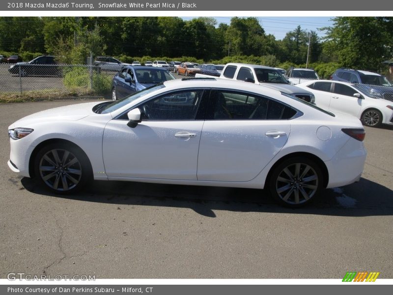 Snowflake White Pearl Mica / Black 2018 Mazda Mazda6 Touring