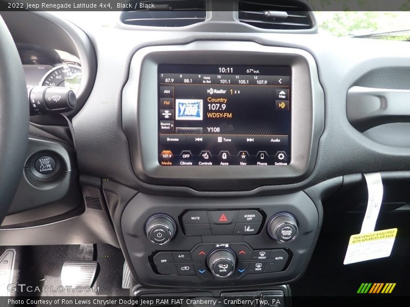 Black / Black 2022 Jeep Renegade Latitude 4x4