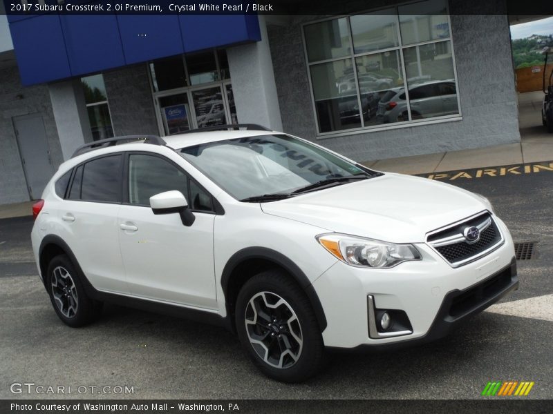 Crystal White Pearl / Black 2017 Subaru Crosstrek 2.0i Premium