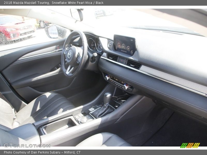 Snowflake White Pearl Mica / Black 2018 Mazda Mazda6 Touring