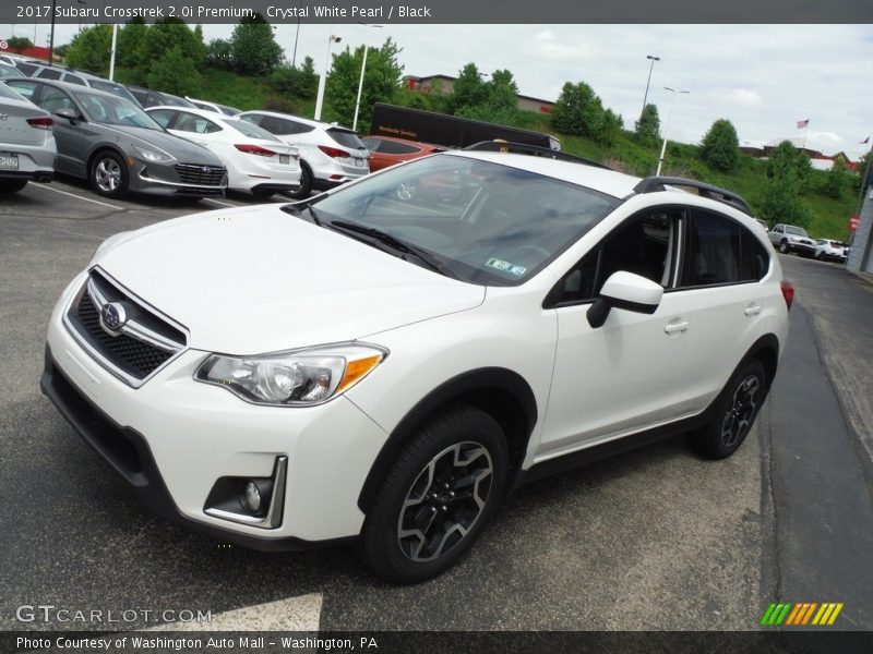 Crystal White Pearl / Black 2017 Subaru Crosstrek 2.0i Premium