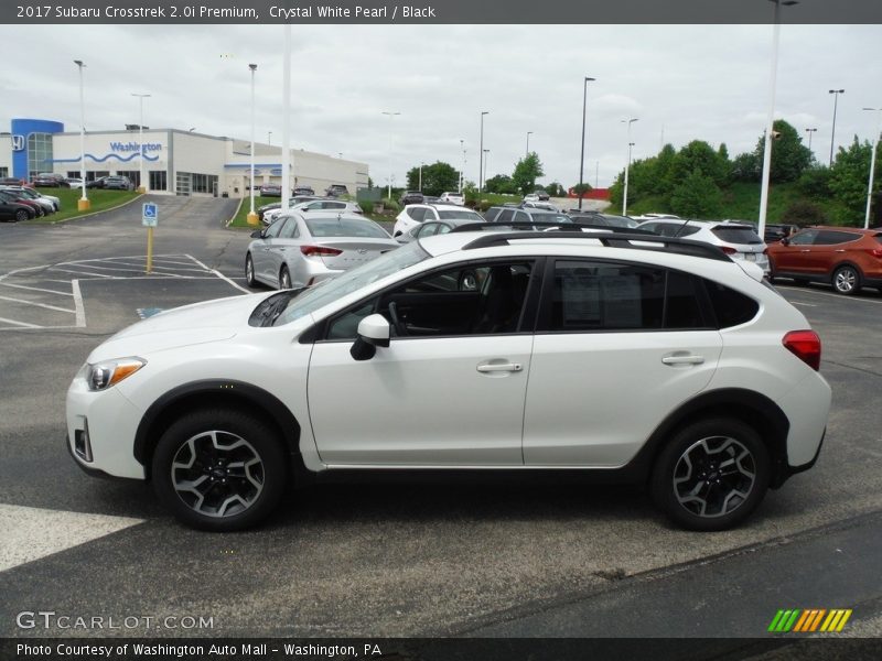 Crystal White Pearl / Black 2017 Subaru Crosstrek 2.0i Premium