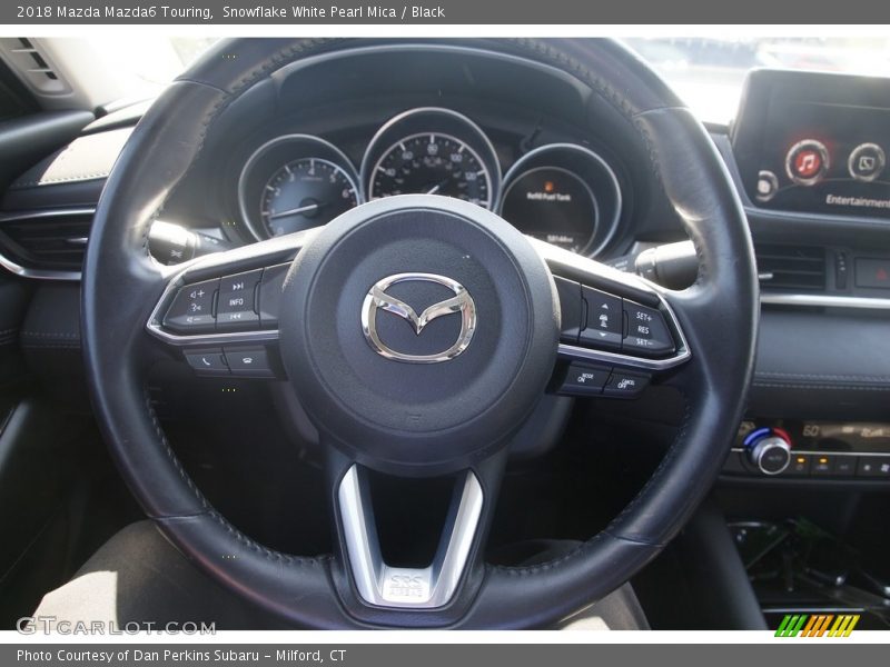 Snowflake White Pearl Mica / Black 2018 Mazda Mazda6 Touring