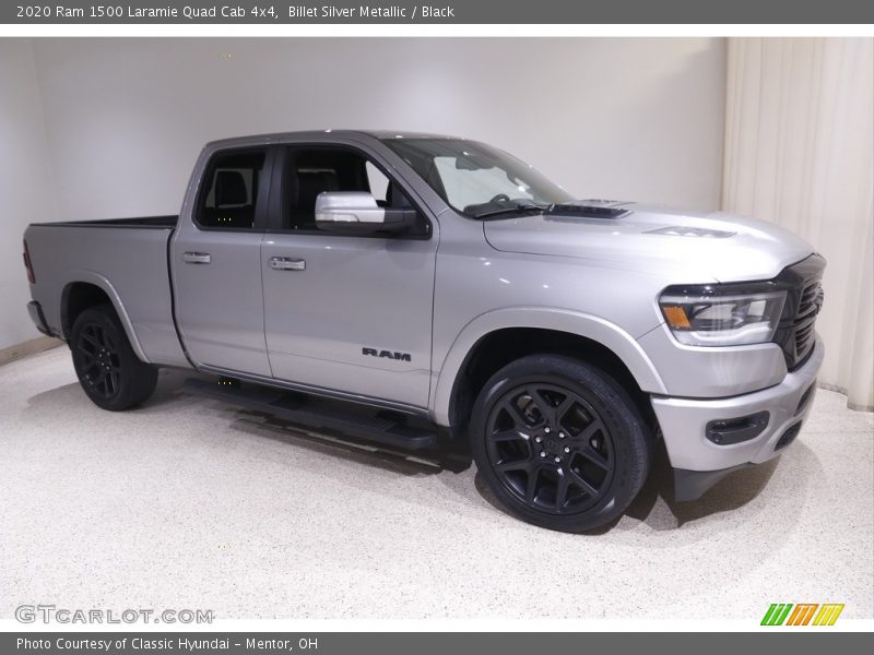 Billet Silver Metallic / Black 2020 Ram 1500 Laramie Quad Cab 4x4