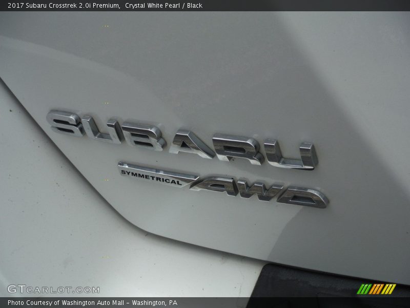 Crystal White Pearl / Black 2017 Subaru Crosstrek 2.0i Premium