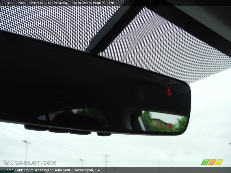 Crystal White Pearl / Black 2017 Subaru Crosstrek 2.0i Premium