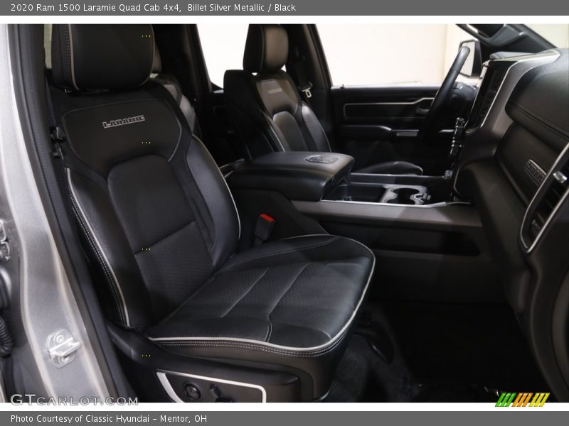 Billet Silver Metallic / Black 2020 Ram 1500 Laramie Quad Cab 4x4