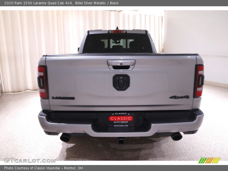 Billet Silver Metallic / Black 2020 Ram 1500 Laramie Quad Cab 4x4