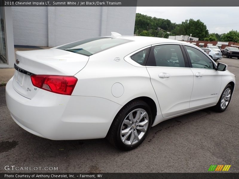 Summit White / Jet Black/Dark Titanium 2018 Chevrolet Impala LT