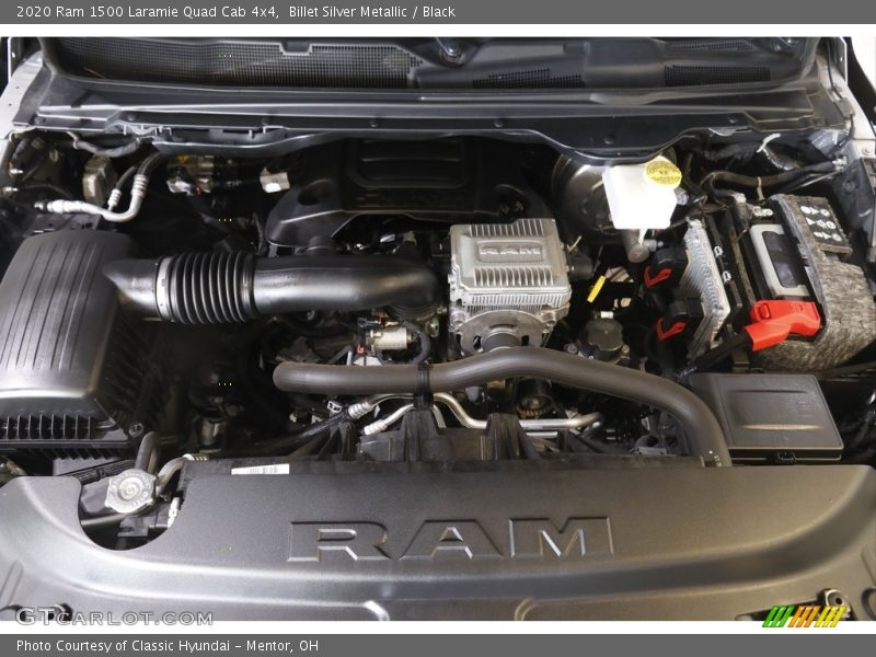 Billet Silver Metallic / Black 2020 Ram 1500 Laramie Quad Cab 4x4