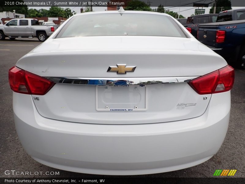 Summit White / Jet Black/Dark Titanium 2018 Chevrolet Impala LT