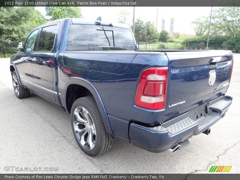 Patriot Blue Pearl / Indigo/Sea Salt 2022 Ram 1500 Limited Crew Cab 4x4