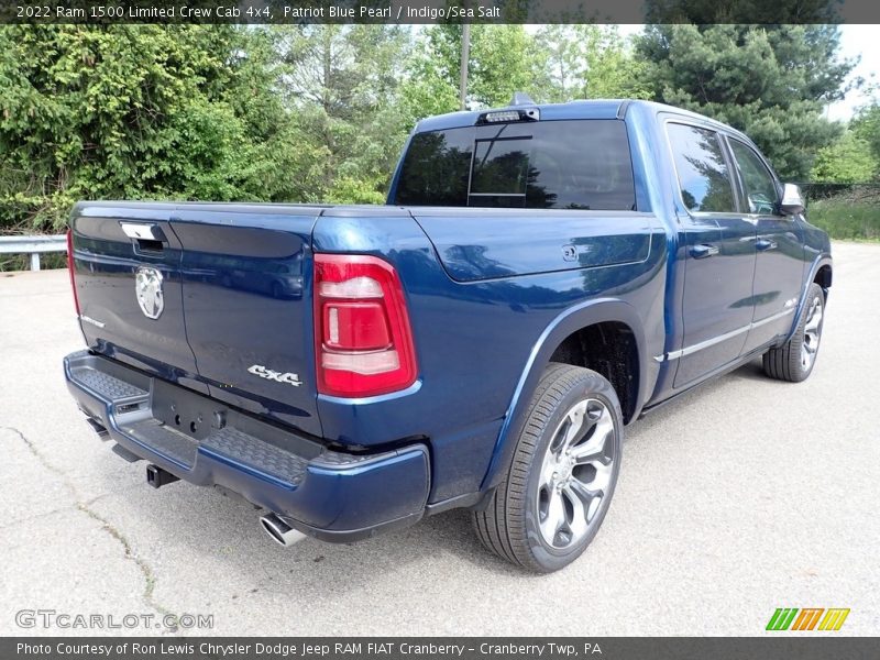 Patriot Blue Pearl / Indigo/Sea Salt 2022 Ram 1500 Limited Crew Cab 4x4
