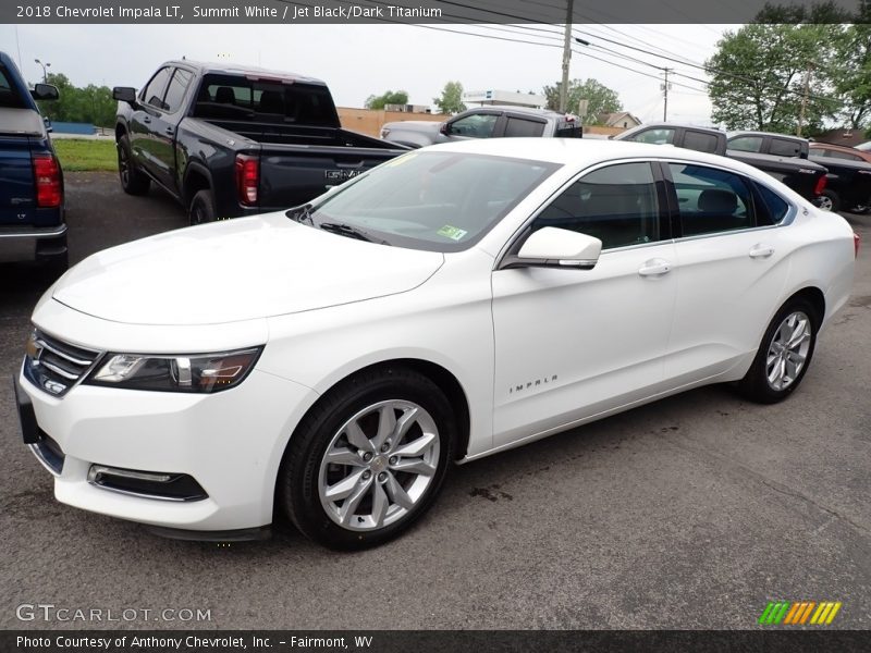 Summit White / Jet Black/Dark Titanium 2018 Chevrolet Impala LT