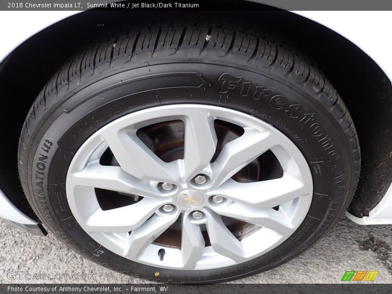 Summit White / Jet Black/Dark Titanium 2018 Chevrolet Impala LT