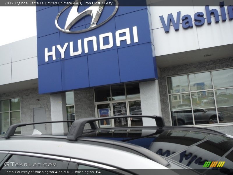 Iron Frost / Gray 2017 Hyundai Santa Fe Limited Ultimate AWD
