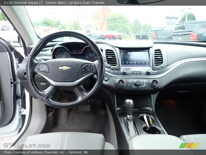Summit White / Jet Black/Dark Titanium 2018 Chevrolet Impala LT