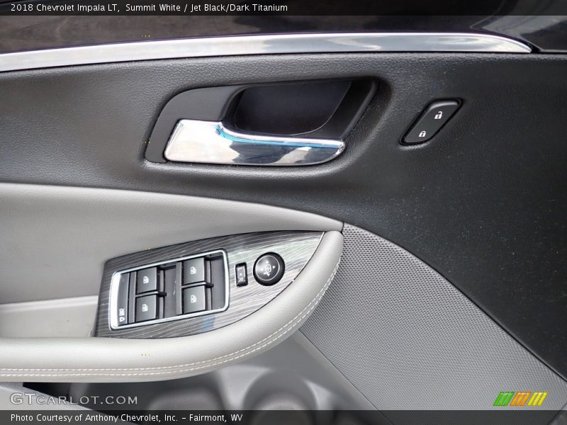 Summit White / Jet Black/Dark Titanium 2018 Chevrolet Impala LT