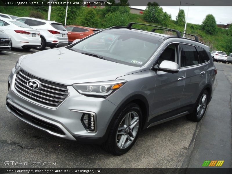 Iron Frost / Gray 2017 Hyundai Santa Fe Limited Ultimate AWD