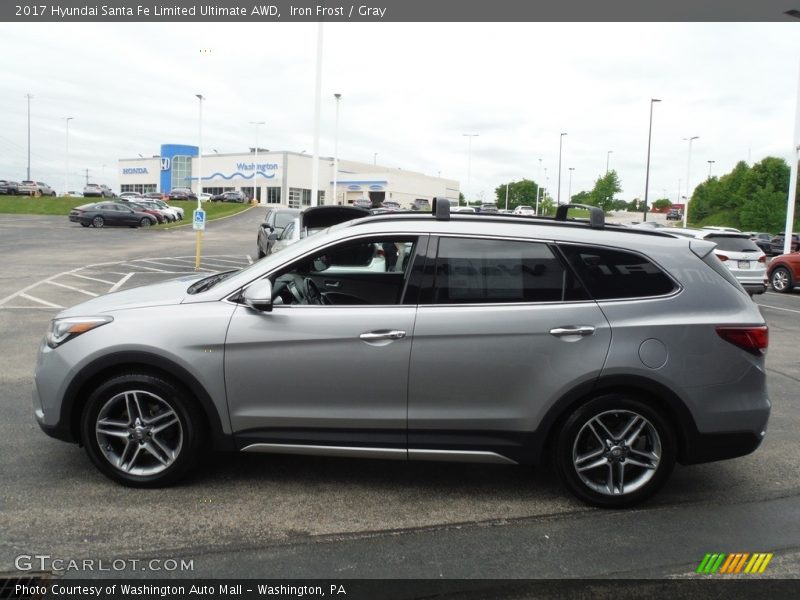 Iron Frost / Gray 2017 Hyundai Santa Fe Limited Ultimate AWD