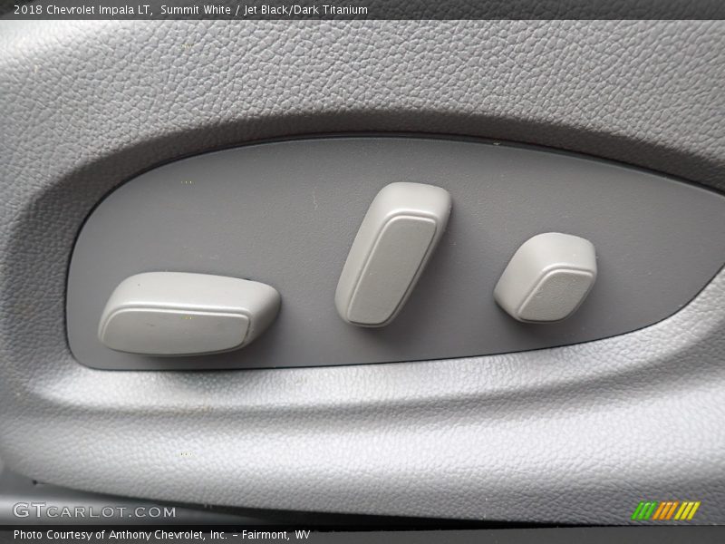 Summit White / Jet Black/Dark Titanium 2018 Chevrolet Impala LT