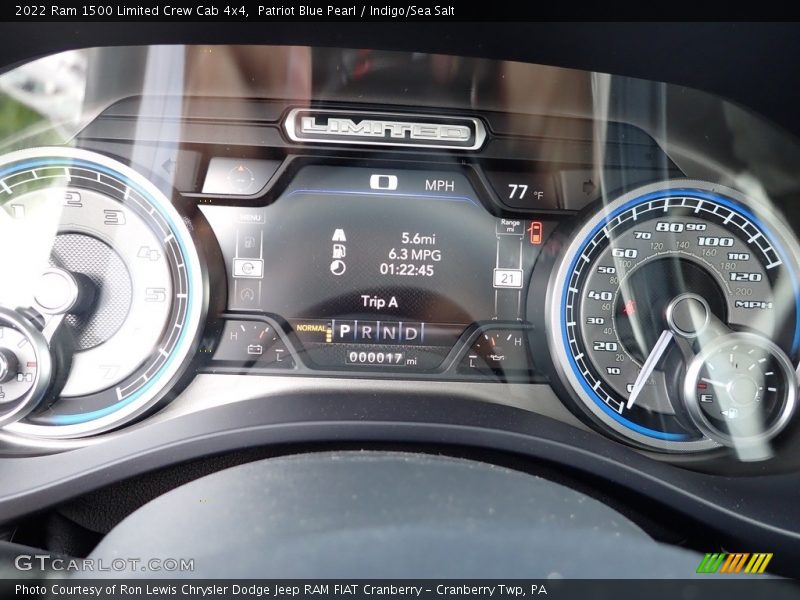  2022 1500 Limited Crew Cab 4x4 Limited Crew Cab 4x4 Gauges