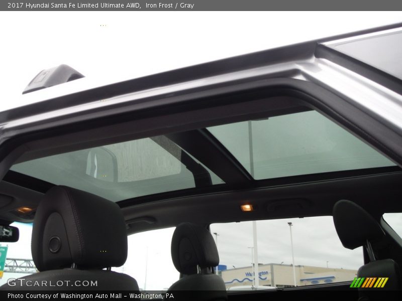 Iron Frost / Gray 2017 Hyundai Santa Fe Limited Ultimate AWD