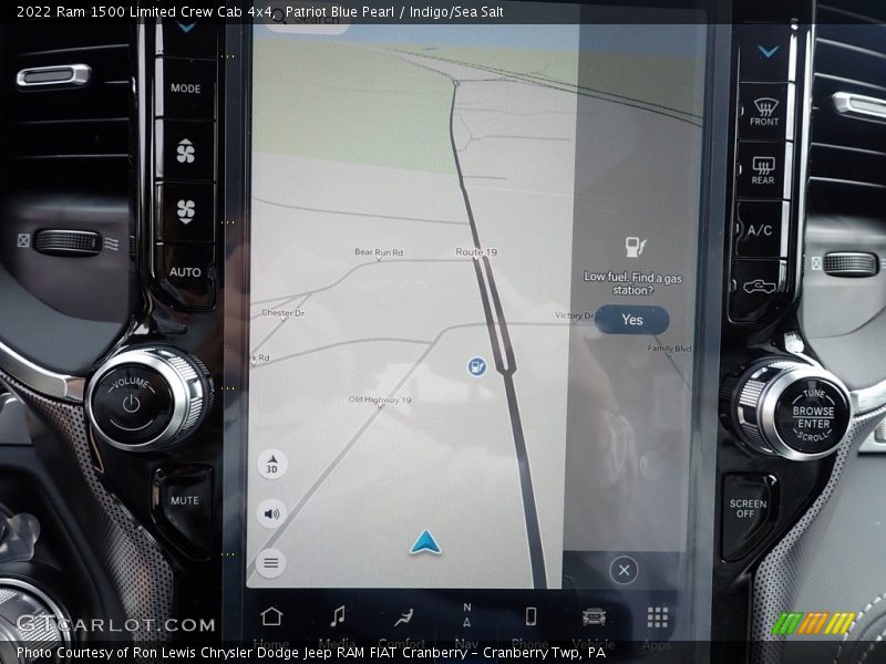 Navigation of 2022 1500 Limited Crew Cab 4x4