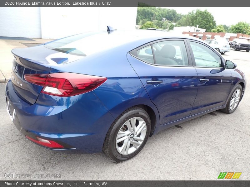 Lakeside Blue / Gray 2020 Hyundai Elantra Value Edition