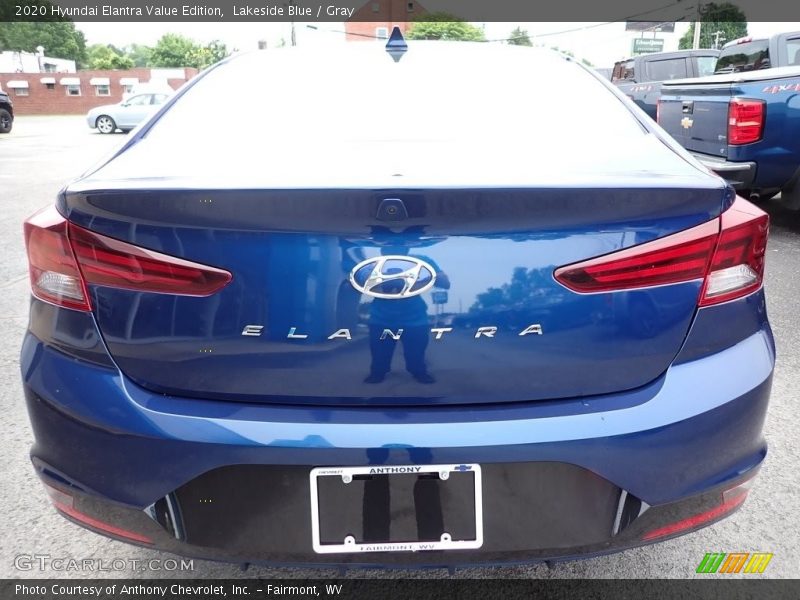 Lakeside Blue / Gray 2020 Hyundai Elantra Value Edition