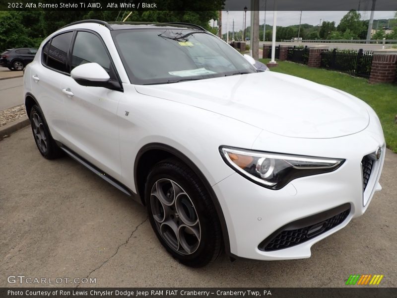 Front 3/4 View of 2022 Stelvio Ti AWD