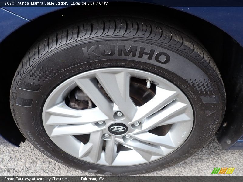 Lakeside Blue / Gray 2020 Hyundai Elantra Value Edition