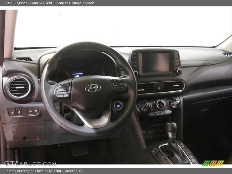 Sunset Orange / Black 2020 Hyundai Kona SEL AWD