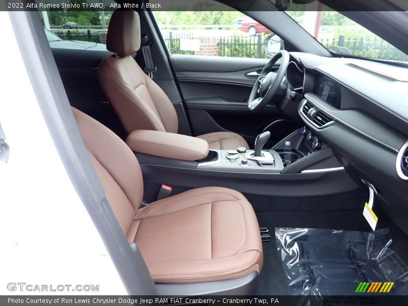  2022 Stelvio Ti AWD Black Interior