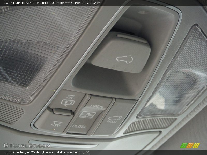 Iron Frost / Gray 2017 Hyundai Santa Fe Limited Ultimate AWD