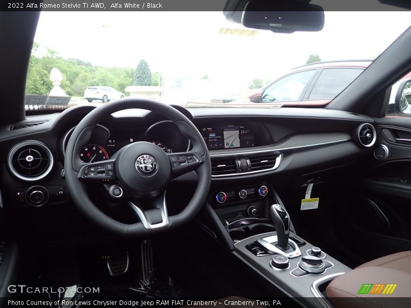 Dashboard of 2022 Stelvio Ti AWD