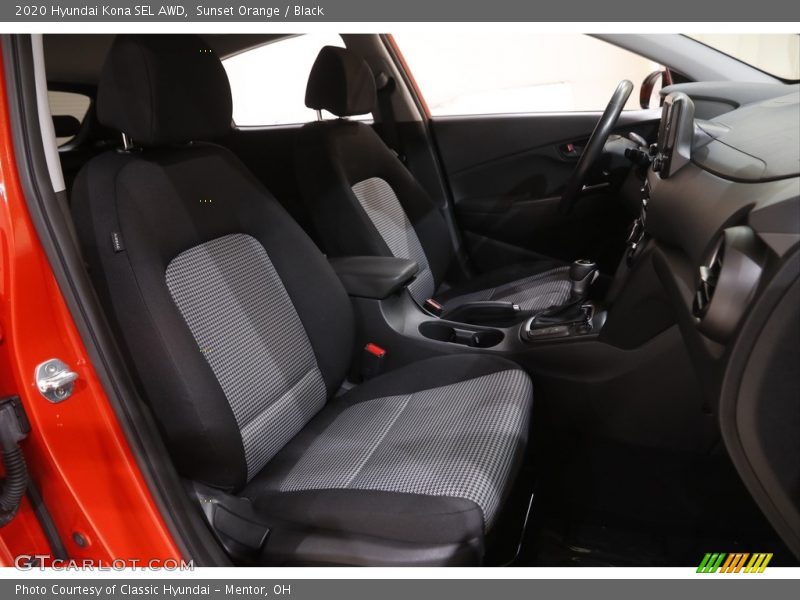 Sunset Orange / Black 2020 Hyundai Kona SEL AWD