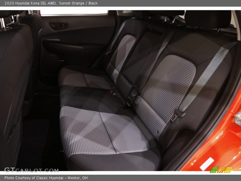 Sunset Orange / Black 2020 Hyundai Kona SEL AWD