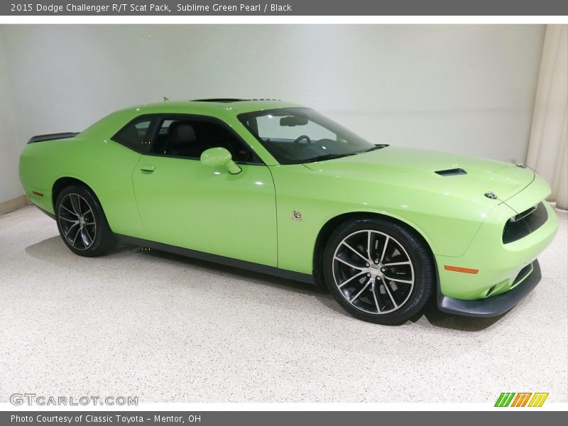  2015 Challenger R/T Scat Pack Sublime Green Pearl