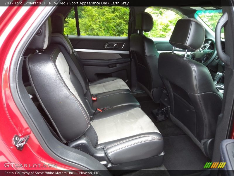 Ruby Red / Sport Appearance Dark Earth Gray 2017 Ford Explorer XLT
