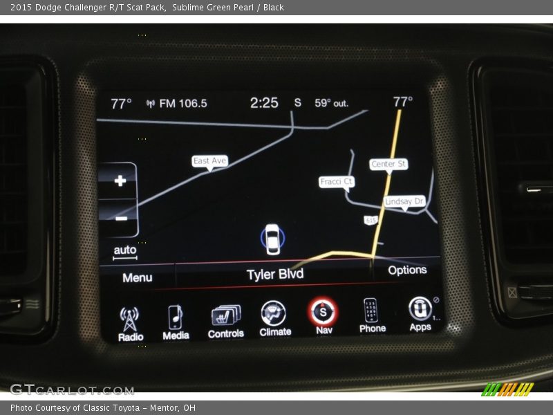 Sublime Green Pearl / Black 2015 Dodge Challenger R/T Scat Pack