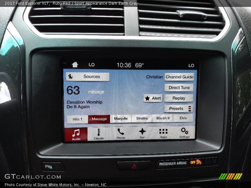 Ruby Red / Sport Appearance Dark Earth Gray 2017 Ford Explorer XLT