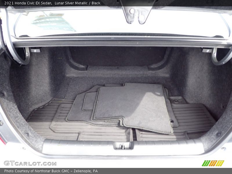 Lunar Silver Metallic / Black 2021 Honda Civic EX Sedan