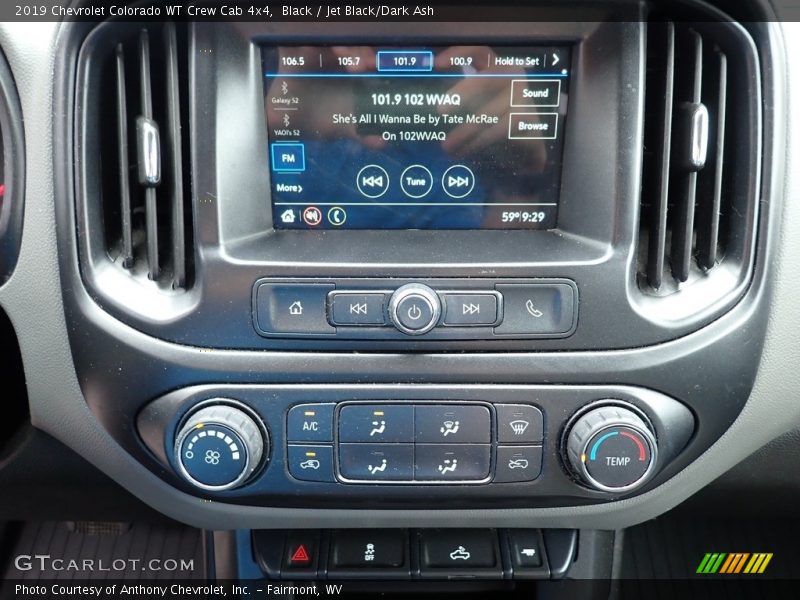 Black / Jet Black/Dark Ash 2019 Chevrolet Colorado WT Crew Cab 4x4