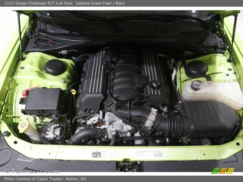 Sublime Green Pearl / Black 2015 Dodge Challenger R/T Scat Pack