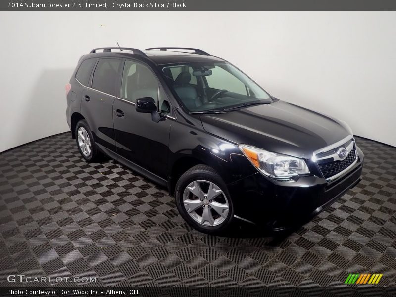 Crystal Black Silica / Black 2014 Subaru Forester 2.5i Limited